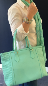 River Oaks woven tote $39